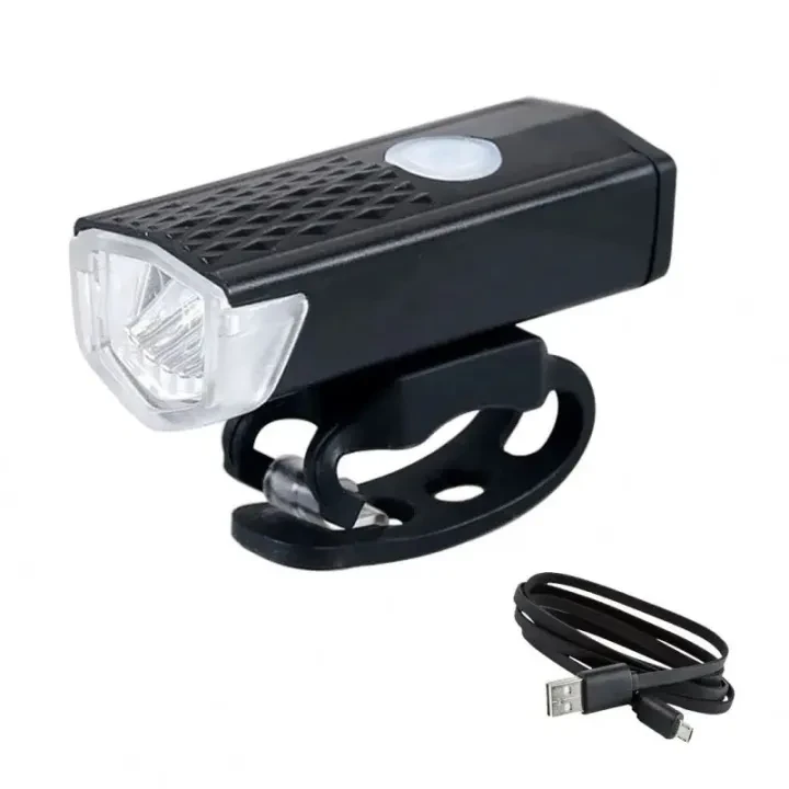 Bicycle Rechargeable Front Light Cycle Headlight Cycling Lamp USB Rechargeable Light