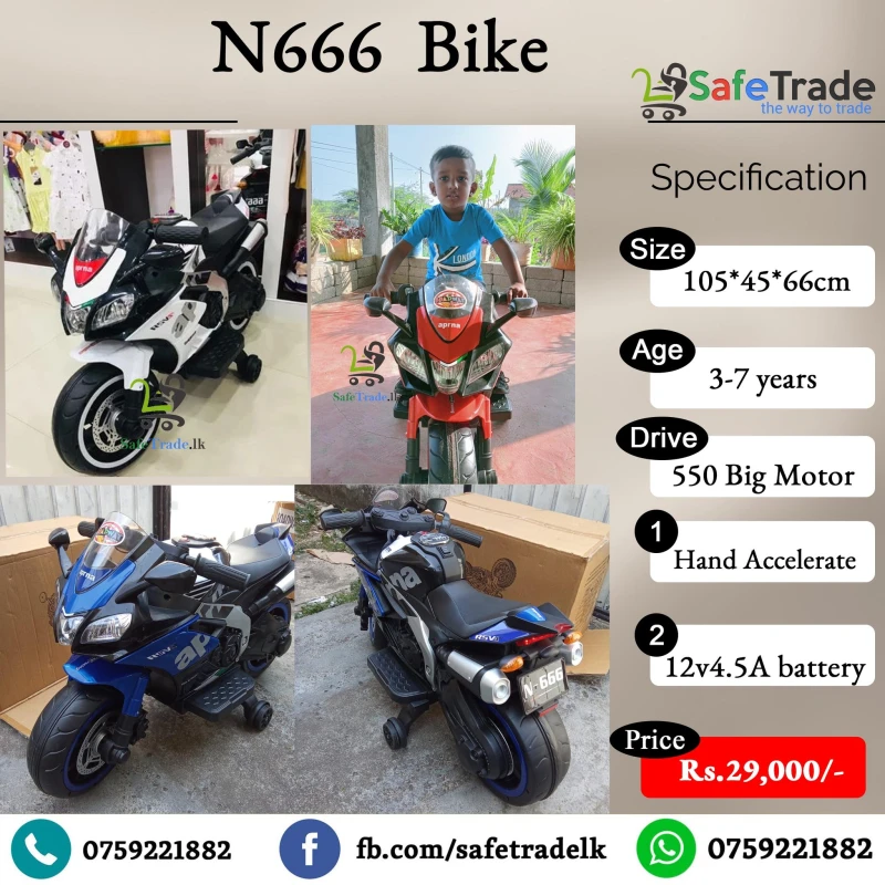 kids ride on N666 Hand Accelerator Bike