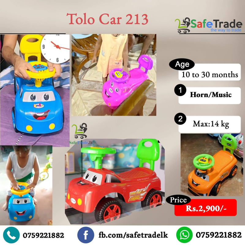 Buy a low Budjet Kids Push Tolocar -213 model