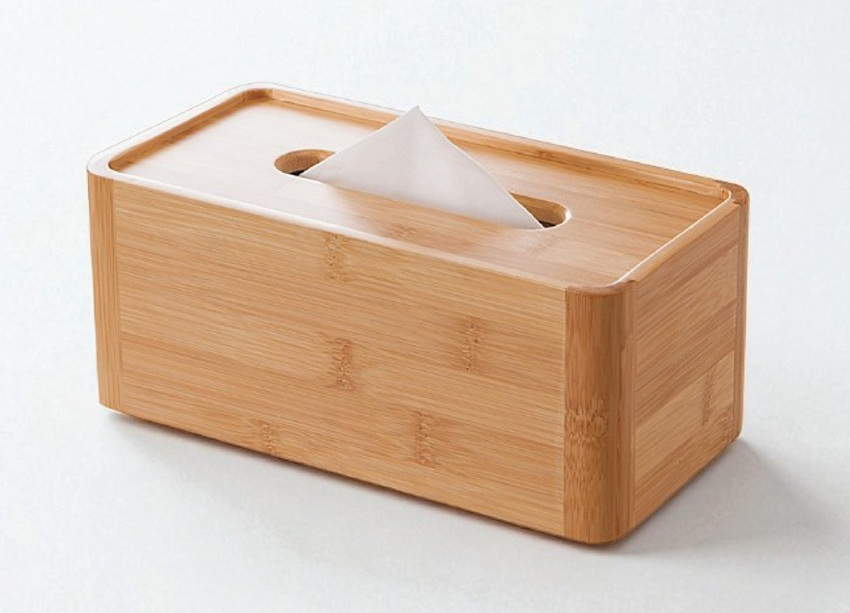 Bamboo Tissue Box- High Quality
