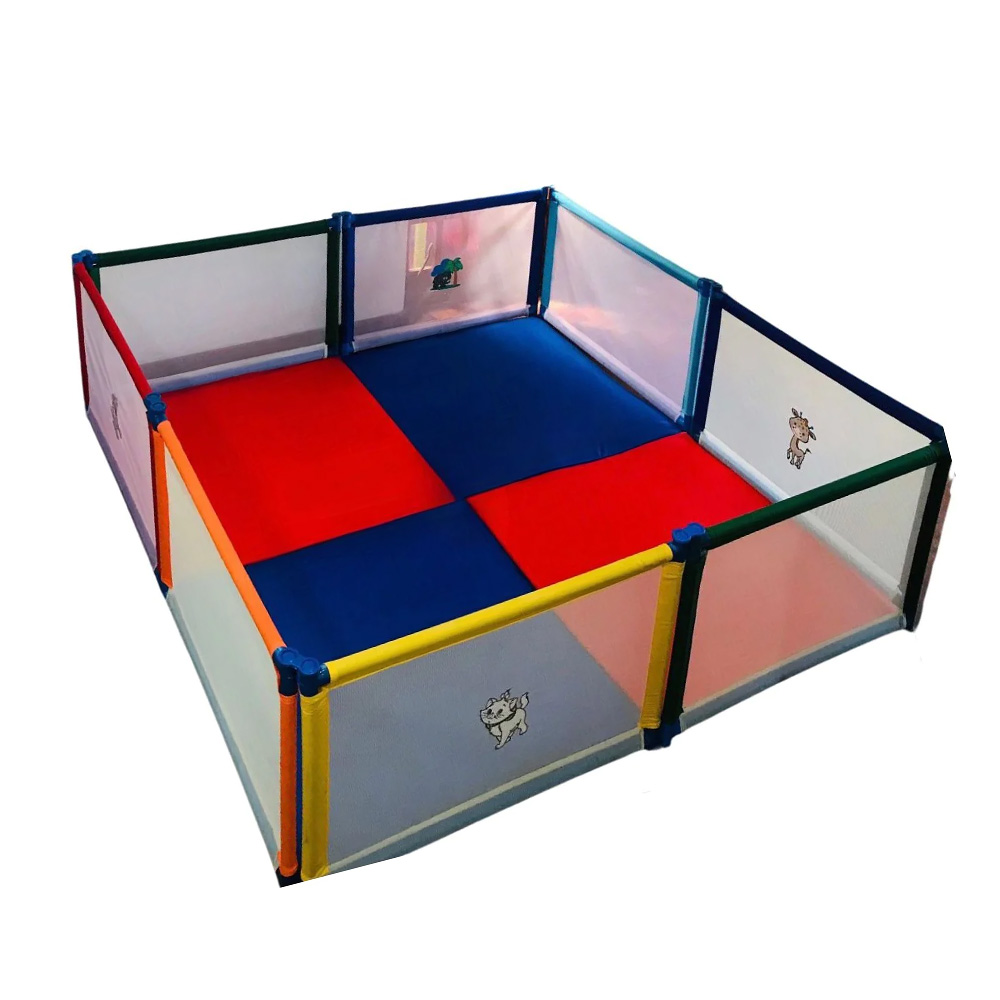 Poco Casa 8 Panel Playpen with Mattress