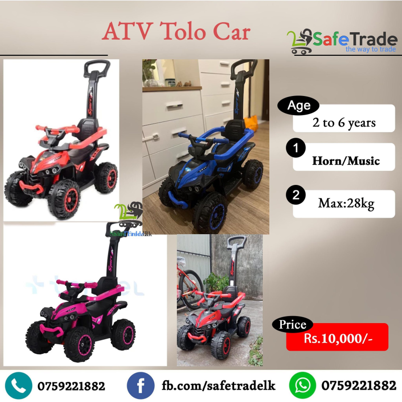 ATV Parent handle Push Tolocar -231