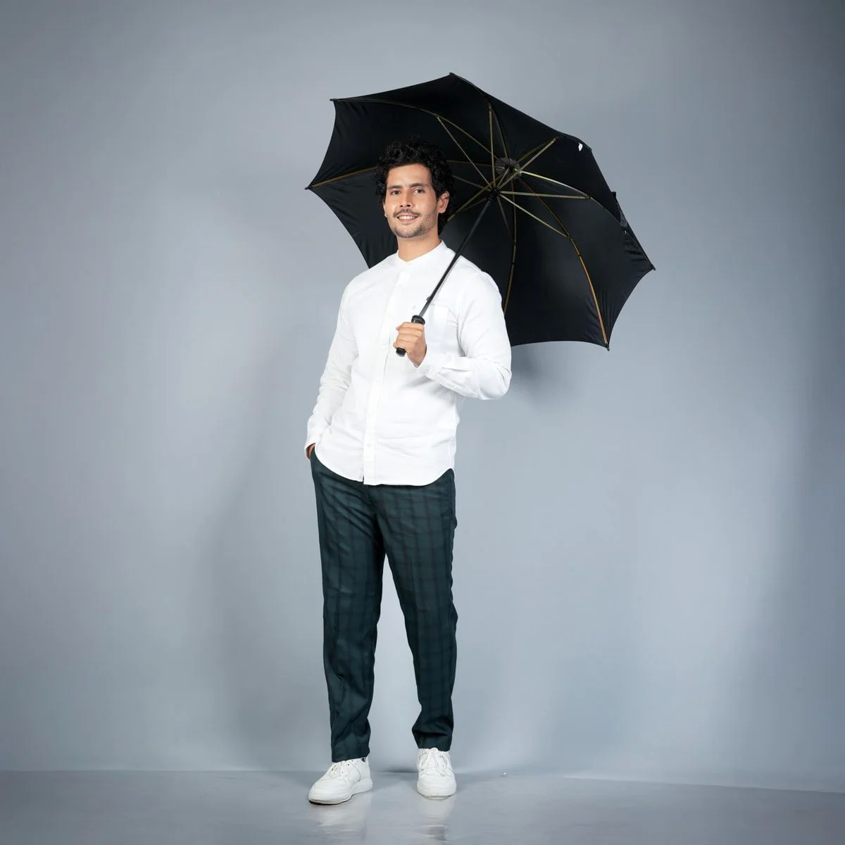 Rainco 27″ Black Gents Umbrella